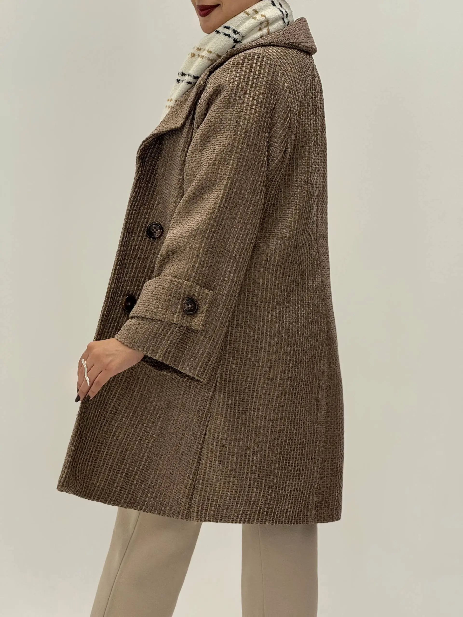 3608-پالتو مزونی شارلوت